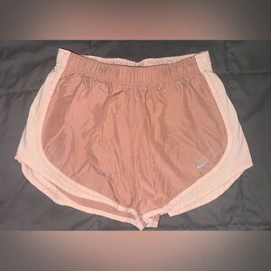 Nike Dri-Fit Women's light peach running Shorts